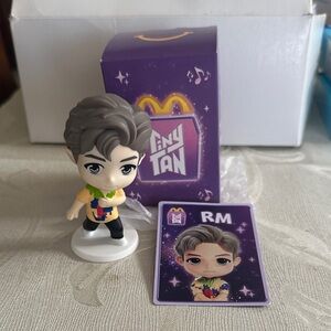 McDonald's BTS RM Tiny Tan Figure with Purple Box